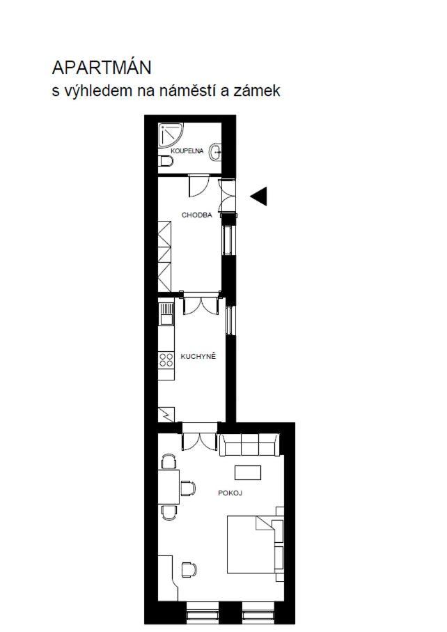 Apartmany Velke Namesti Kroměříž Dış mekan fotoğraf
